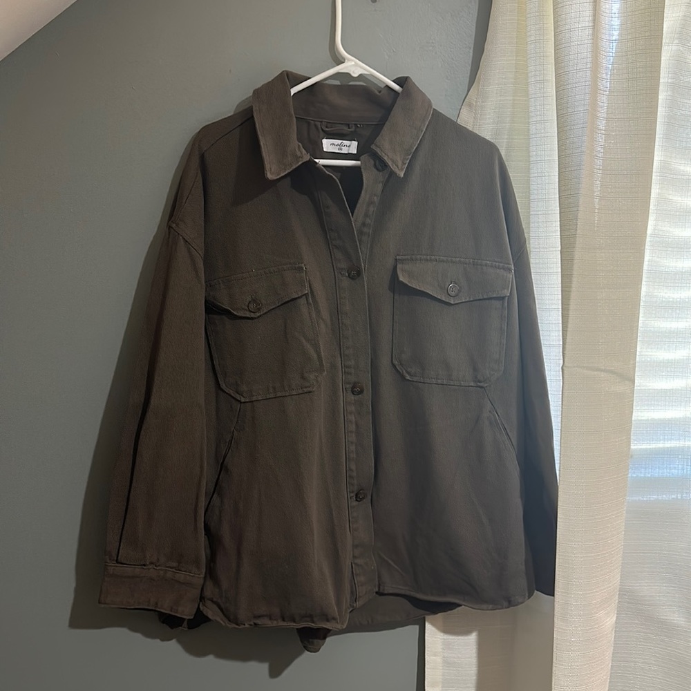 Brown Shacket - image 1